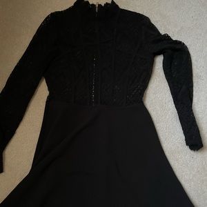 Black longsleeve dress